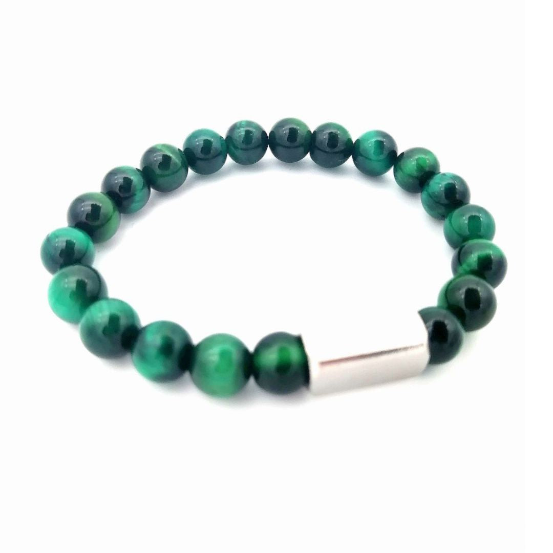 Phenys - BRACCIALE OCCHIO DI TIGRE VERDE