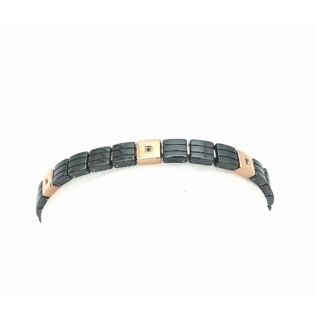 Phenys - BRACCIALE ROSE & BLACK SQUARE